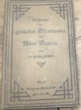 CRT13DE Carte Veche Religie Viena Germana / Antique Religious Book - Geschichte der gottlichen Offenbarung, Franz Fischer, Mayer