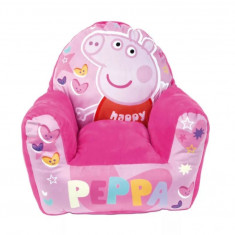 Fotoliu pentru copii Peppa Pig Love Plush 52x48x51 cm, 9luni 5ani