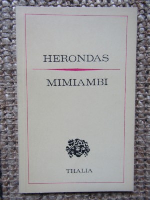 Herondas - Mimiambi foto