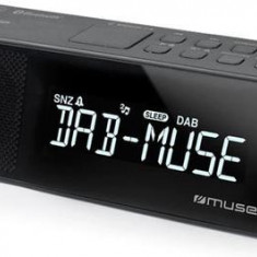 Radio cu ceas MUSE M-172 DBT, DAB / DAB+ / FM RDS cu incarcare USB, bluetooth, jack (Negru)