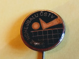 Insigna Fotbal-Tenis cu piciorul (Federatia din Cehoslovacia)