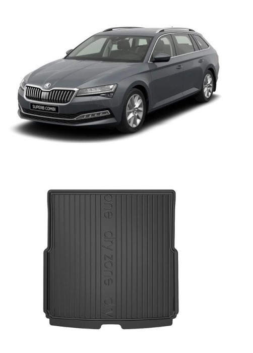 Covoras cauciuc protectie portbagaj Skoda Superb III (2015-2023)combi break