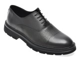 Pantofi eleganti BITE THE BULLET negri, FH410, din piele naturala