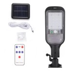 Lampa solara stradala MRG A-JX-516, Panou solar, Cu telecomanda, Negru C399, Other