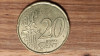 Franta - moneda de colectie - 20 euro cent 1999-2001 - Prima harta a Europei, Europa