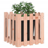 Jardiniera gradina design gard, 50x50x50 cm, lemn masiv douglas GartenMobel Dekor, vidaXL
