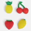 Set Radiere 3D Fructe, 4 buc, Multicolor, CMCLASS