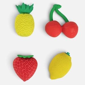 Set Radiere 3D Fructe, 4 buc, Multicolor, CMCLASS