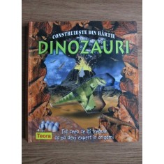 CONSTRUIESTE DIN HARTIE DINOZAURI