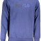 Bluza barbati cu imprimeu cu logo multicolor albastru, 2XL
