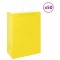 vidaXL Pungi de h&acirc;rtie 50 buc cu m&acirc;nere galbene 32x17x44 cm 4101776