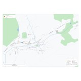 Cumpara ieftin Harta decorativa pentru perete Agnita, Stil Vibrant, 70x50 cm, PVC