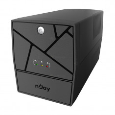 UPS Keen nJoy, 2000 VA, 1200 W, 4 prize Schuko, 298 x 148 x 178 mm, Negru