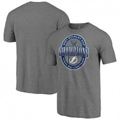 Tampa Bay Lightning tricou de bărbați stanley cup champions heroic sides tri-blend - S