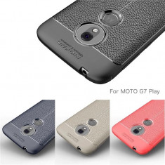 Husa / Bumper Antisoc model tip PIELE pentru Motorola Moto G7 Play foto