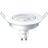 Spot LED incastrat, 3W, lumina neutra, GU10, orientabil, alb