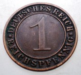 B.298 GERMANIA WEIMAR 1 REICHSPFENNIG 1936 A