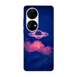 Husa compatibila cu Huawei P40 model Neon rings, Silicon, TPU, Viceversa