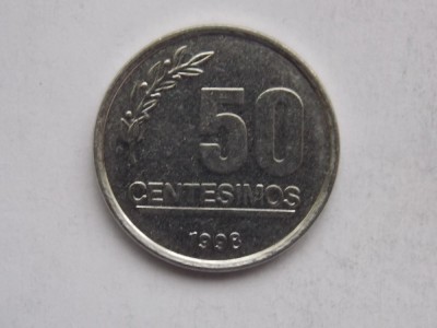 50 CENTESIMOS 1998 URUGUAY foto