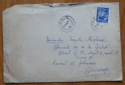 Scrisoare Otilia Cazimir , cu plic , 2 pagini A4 , 1962 foto