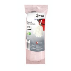 Rezerva Mop Ecologic Zorex Pro XXL, Poliester, Culoare Alba, Rezerve Mop, Rezerve Ecologice pentru Mop, Accesorii Curatenie, Accesorii Menaj foto