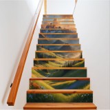 Cumpara ieftin Sticker decorativ pentru scari interioare, print autoadeziv de inalta rezolutie, dimensine 200 x 124 cm, cod: AVX-STAIRS-07