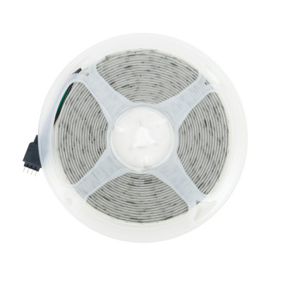 Aproape nou: Banda LED PNI RGB2835, 5 m, RGB, IP65, silicon cu telecomanda, aliment foto