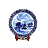 Cumpara ieftin farfurie decorativa portelan Delft Royal Sphinx Maastricht 30 cm ceramica rural