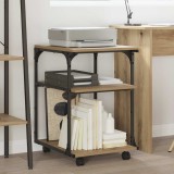 vidaXL Suport pentru imprimantă Stejar Artizanal 43 x 48 x 64 cm 882993