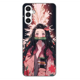 Husa compatibila cu Samsung Galaxy A34 5G Silicon Gel Tpu Model Demon Slayer Nezuko