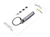 Hub USB Goobay 3x USB A + 2x USB C, USB 3.2 gri