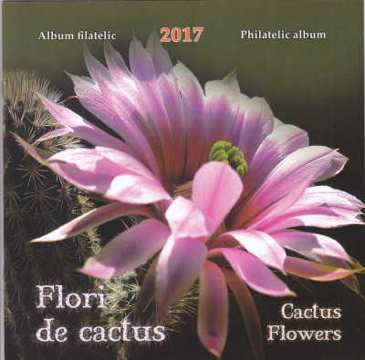 ROMANIA 2017 - FLORI DE CACTUS, ALBUM FILATELIC - LP 2160a. foto