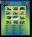 CONGO-Fauna -I--Bloc cu 12 timbre MNH, Nestampilat