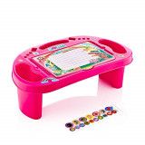 Masuta de activitati pentru copii 31x55x18 cm Activity Table Pink, Guclu Toys
