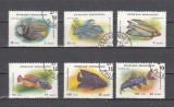 A12 S6 7 - Timbre foarte vechi - Madagascar - pesti exotici, Fauna, Stampilat