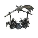 MINIATURĂ VINTAGE DECORATIVĂ DIN ARGINT 800, NAȘTEREA DOMNULUI
