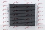 Condensator AC Hyundai Santa Fe 20; Kia Sorento 20; motor 1.6 T-GDI, 2.2 Crdi, dimensiuni [mm]: 530x430x16, uscator integrat, iesire 8,4mm, intrare