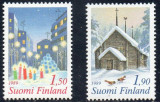 C35 - Finlanda 1989 - Craciun 2v. neuzat,perfecta stare