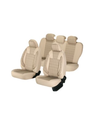 Set huse scaun luxury bej Universale, Umbrella Crem foto