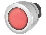 Comutator EAO 30mm roşu IP65 acţionat prin apăsare Poz.i stab: 1