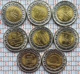 Set 8 monede comemorative Egipt 1 pound 2019 UNC - A022, Africa