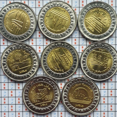 Set 8 monede comemorative Egipt 1 pound 2019 UNC - A022