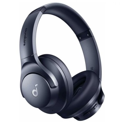 Casti Bluetooth on-ear Hybrid Active Noise Cancelling - Anker (A3004G31) - Blue foto