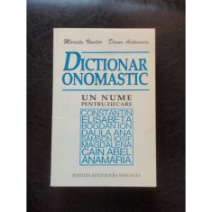 DICTIONAR ONOMASTIC - MARIETA VINCLER