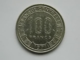 100 FRANCS 1971 GABON