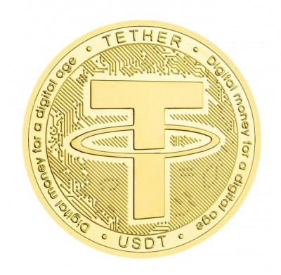Moneda crypto pentru colectionari, GMO, Tether USDT foto