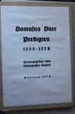 Damasus D&uuml;rr Predigten 1554- 1578