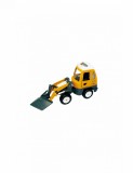 Utilaj de constructii de jucarie cu sunete si lumini 16-18 cm plug de zapada