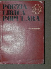 POEZIA LIRICA POPULARA - TACHE PAPAHAGI 1967 foto