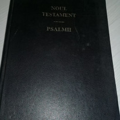 NOUL TESTAMENT-PSALMII,carte religioasa Vintage,interior stare FB